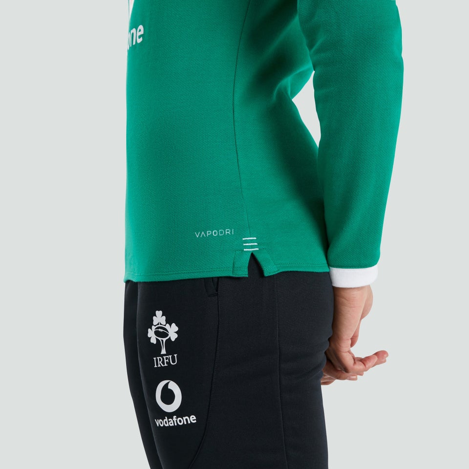 Womens Ireland Vapodri Home Long Sleeved Classic Jersey Green