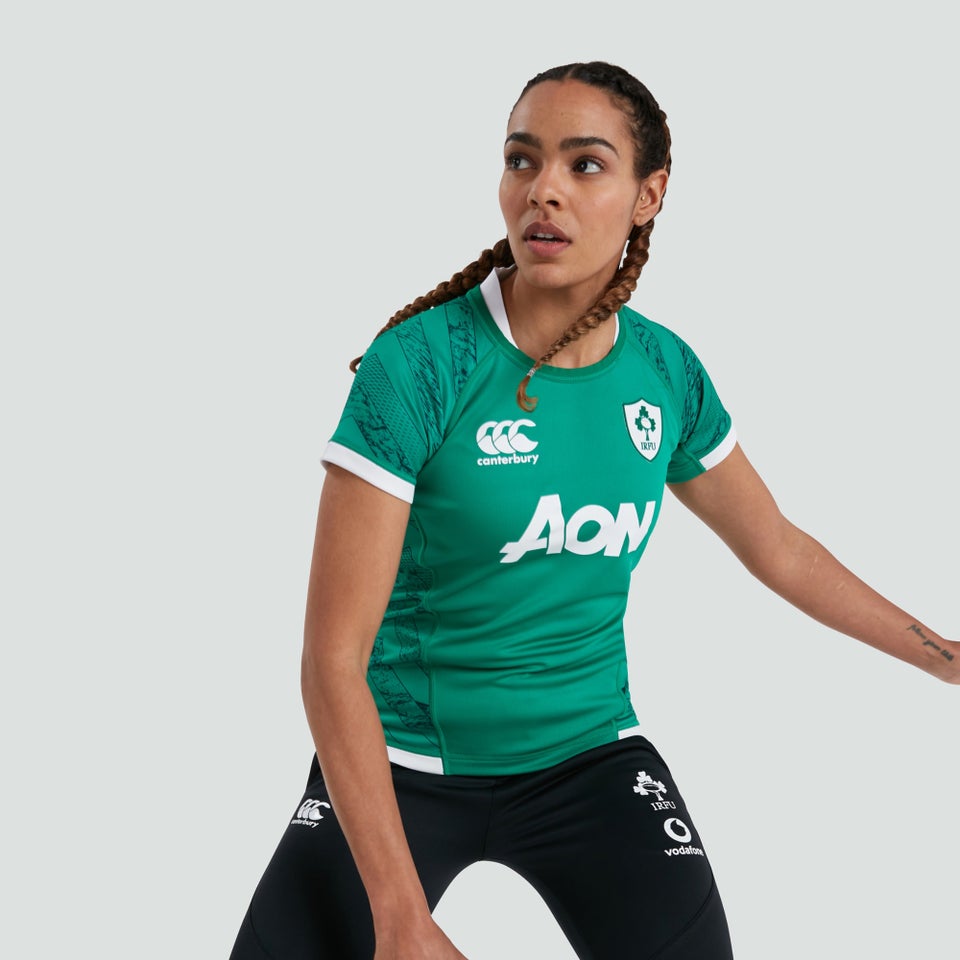 Womens Ireland Vapodri Home Pro Jersey Green