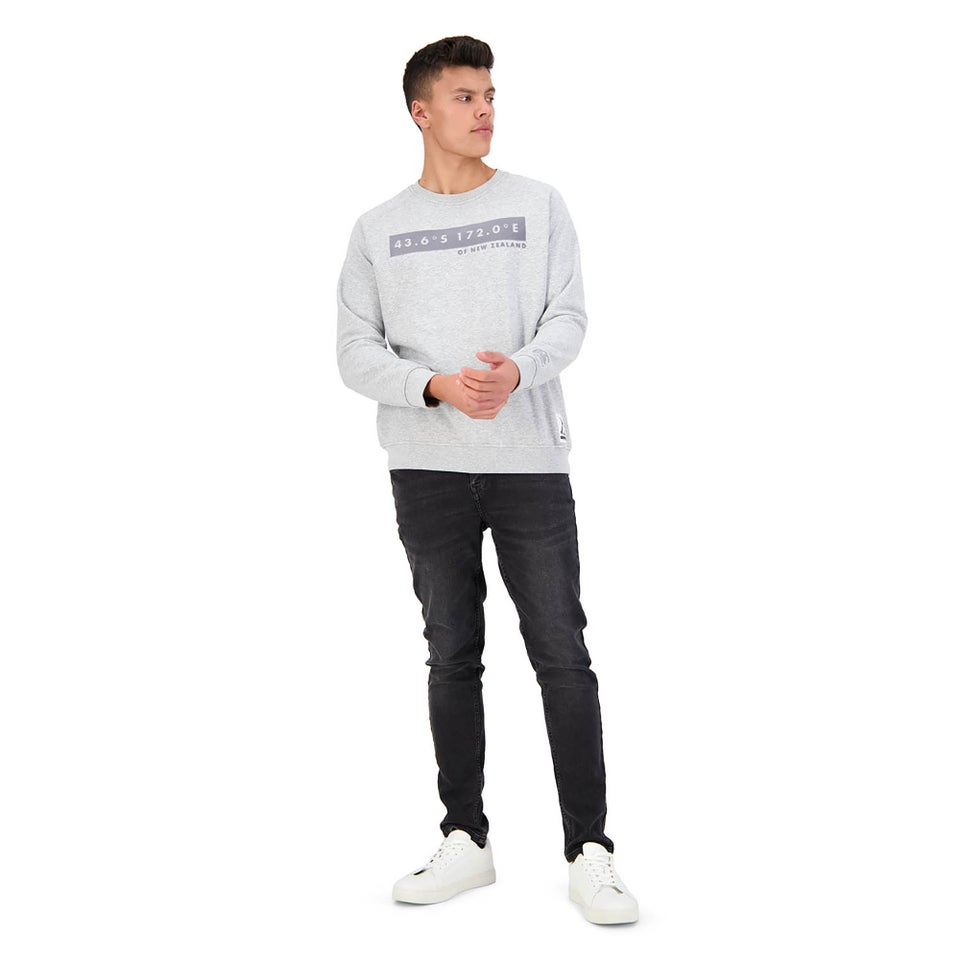Mens Oversized Sweatshirt Grey