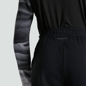 Junior Unisex Panel Pants Black