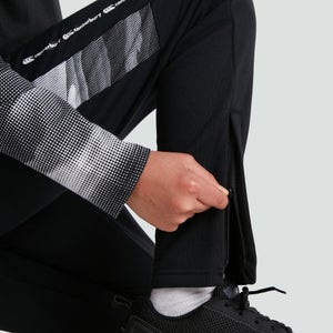 Junior Unisex Panel Pants Black