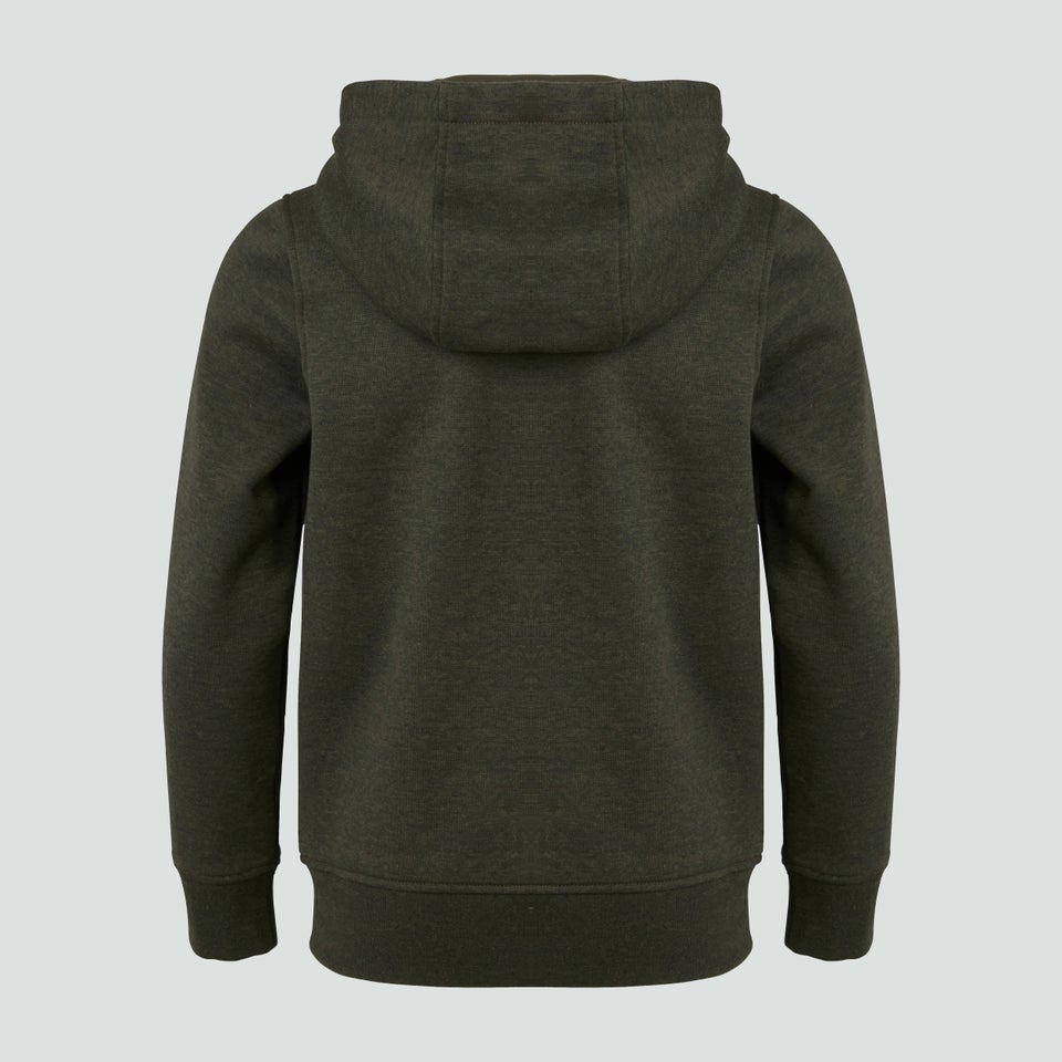 Junior Unisex Overhead Fleece Hoody Green