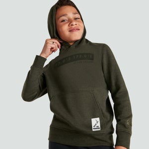 Junior Unisex Overhead Fleece Hoody Green