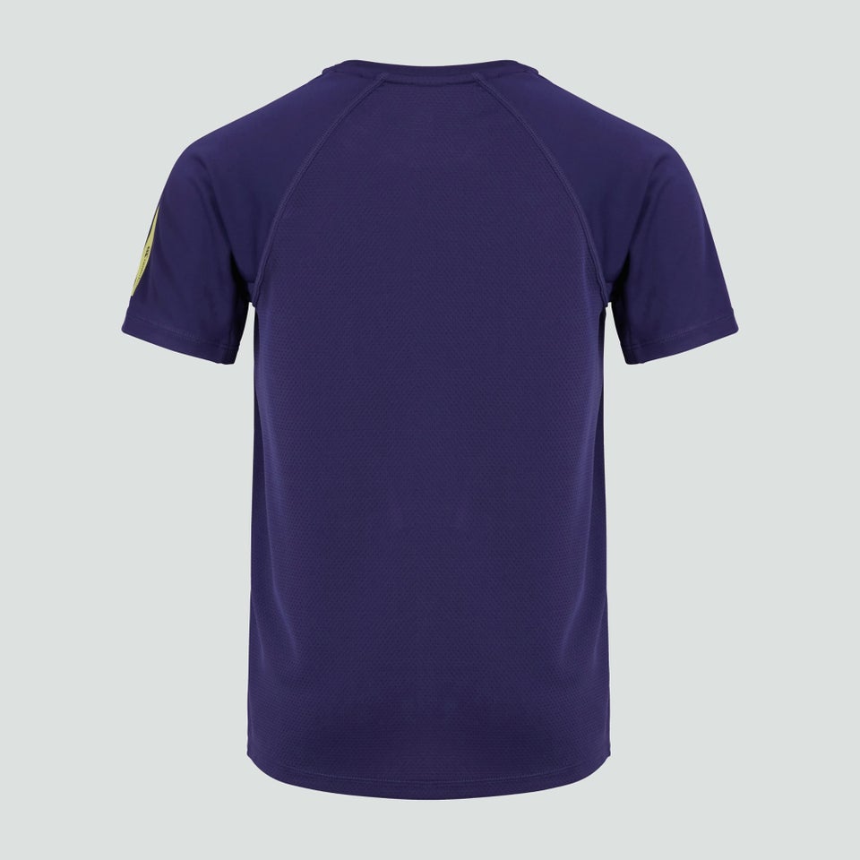 Junior Unisex Vapodri Superlight Training Logo Tee Purple