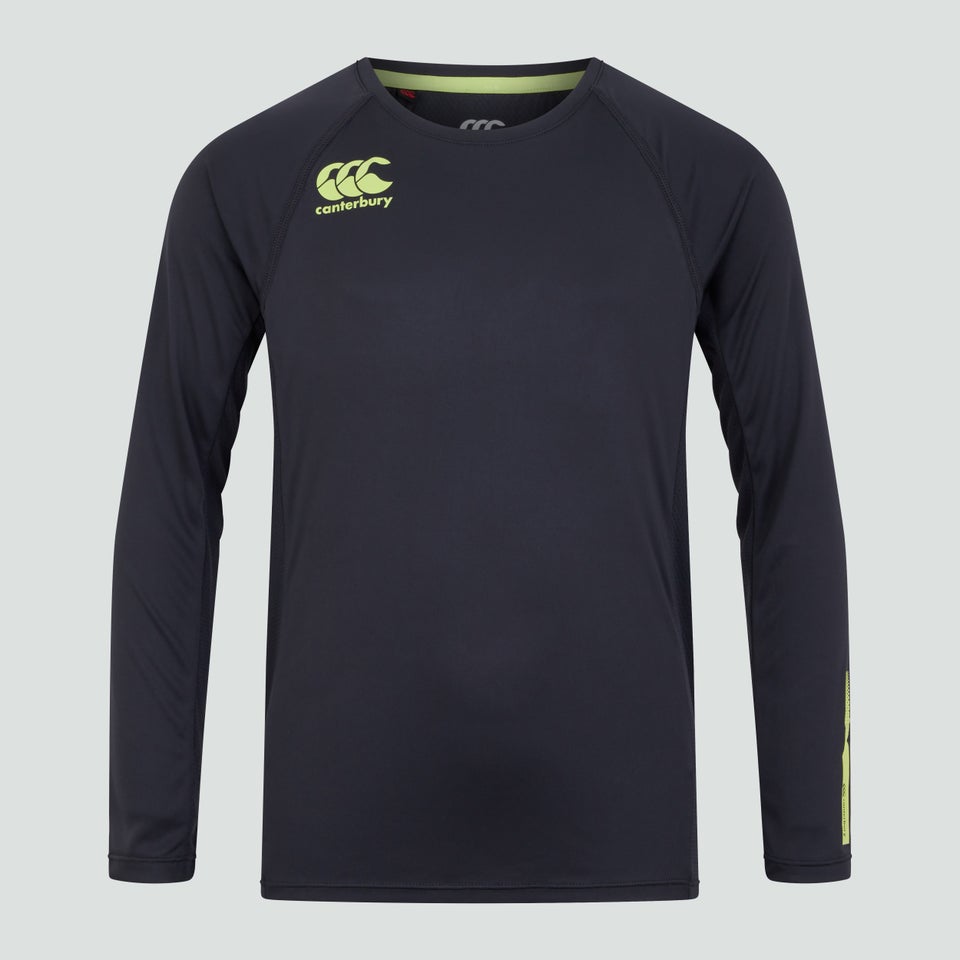 Junior Unisex Vapodri Superlight Long Sleeved Training Tee Navy