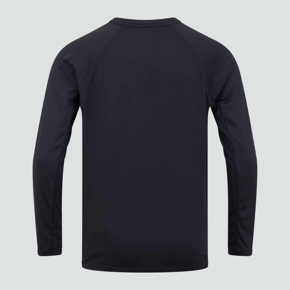 Junior Unisex Vapodri Superlight Long Sleeved Training Tee Navy