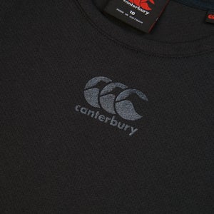 Junior Unisex Vapodri Long Sleeved Training Tee Black