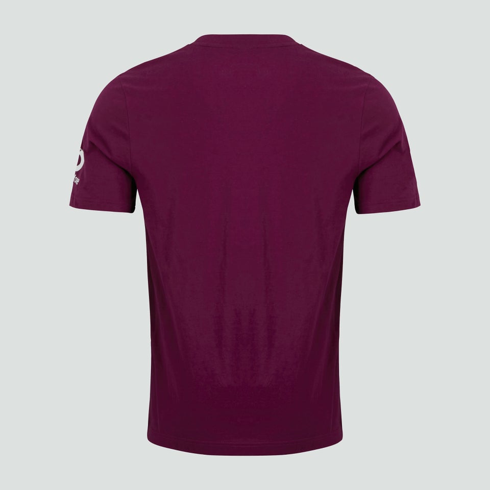 Mens Ireland Cotton Supporters Tee Purple