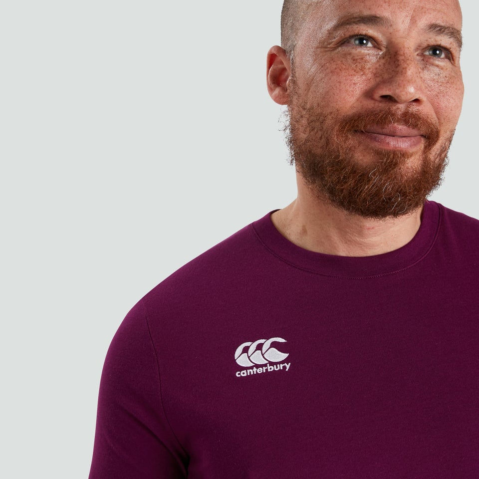 Mens Ireland Cotton Supporters Tee Purple