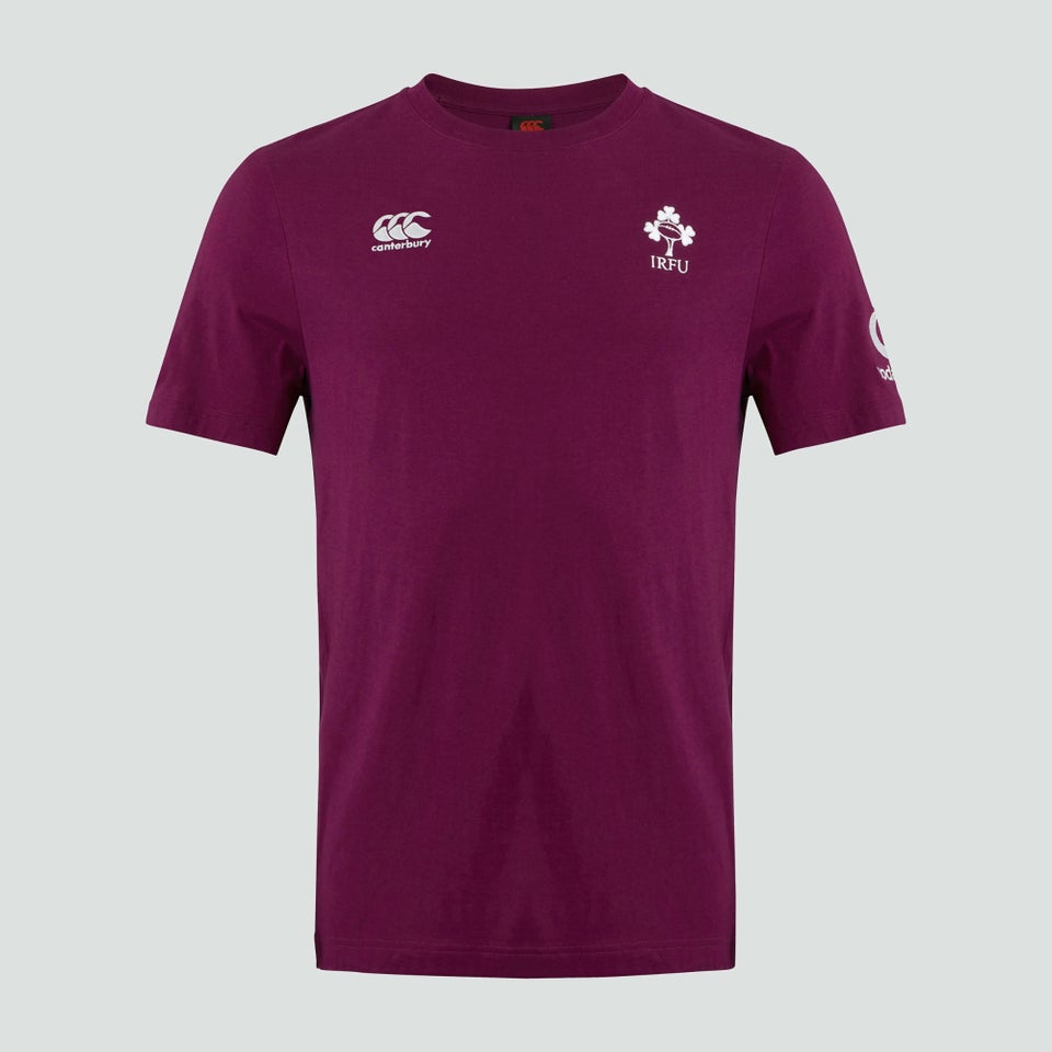 Mens Ireland Cotton Supporters Tee Purple