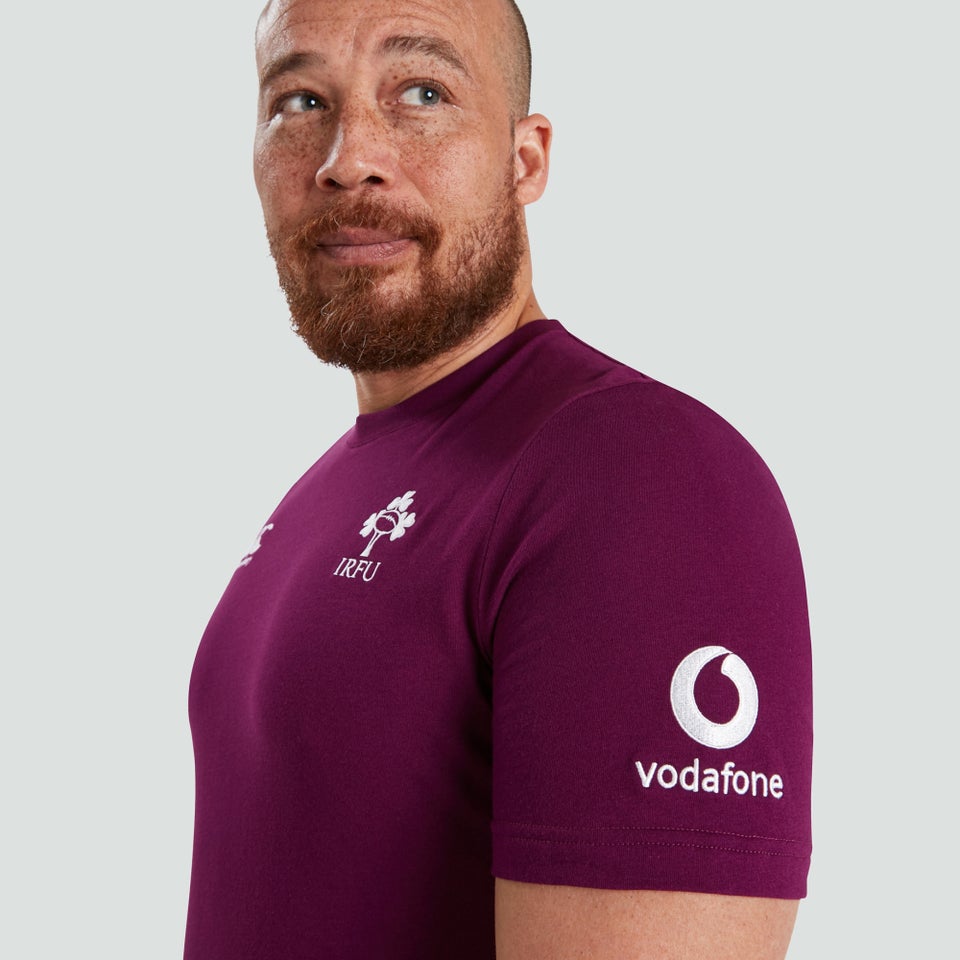 Mens Ireland Cotton Supporters Tee Purple