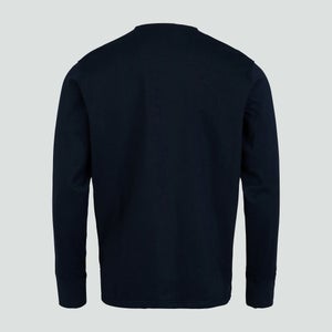 Mens Long Sleeved Retro Jersey Navy