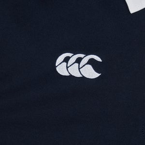 MENS LONG SLEEVED RETRO JERSEY NAVY - XS