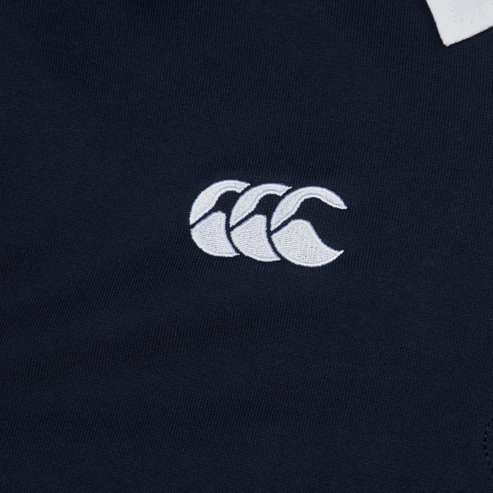 Mens Long Sleeved Retro Jersey Navy