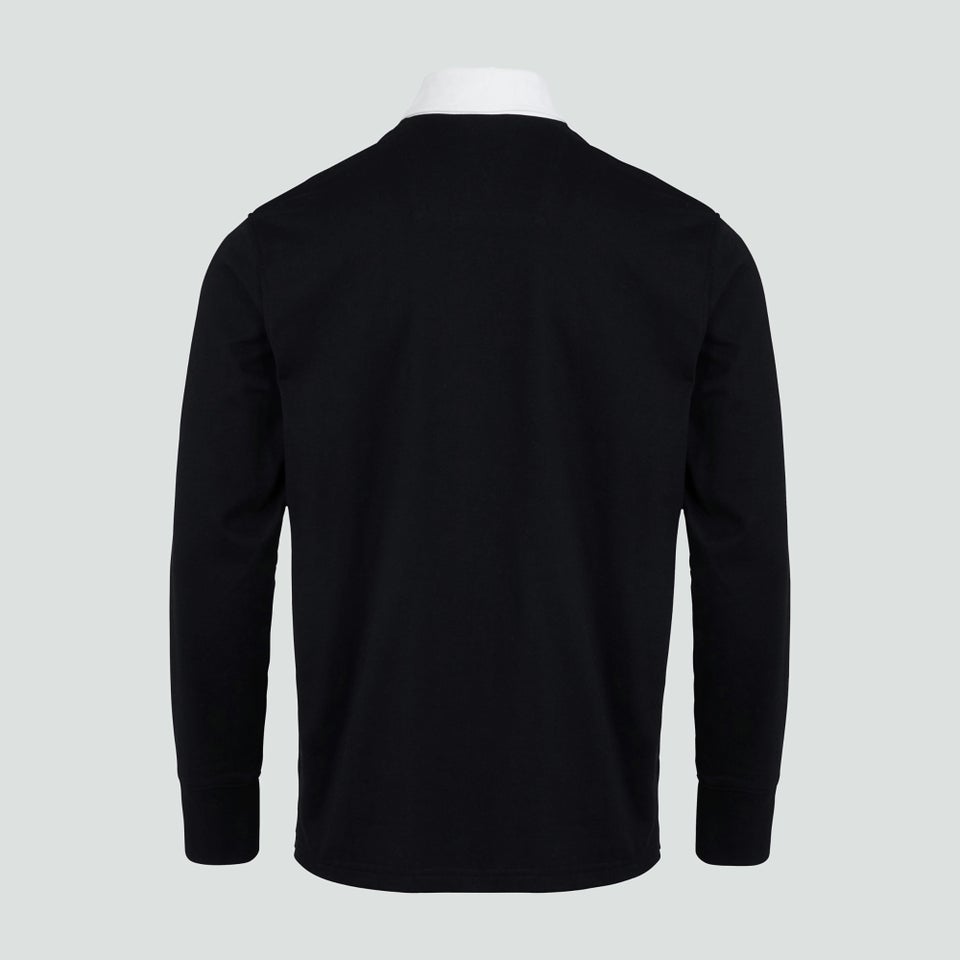 Mens Long Sleeved Retro Jersey Black