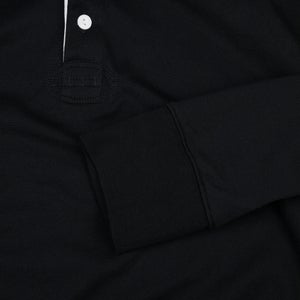 Mens Long Sleeved Retro Jersey Black