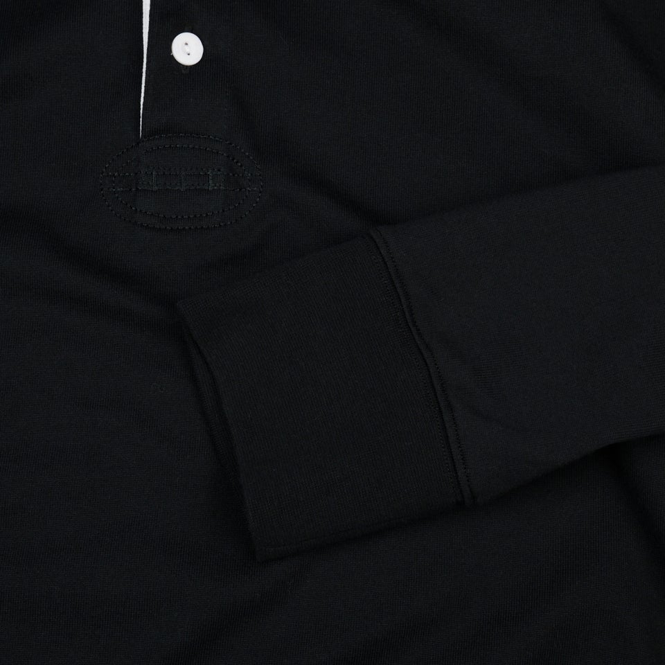 Mens Long Sleeved Retro Jersey Black