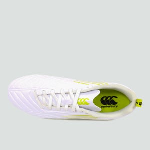 ADULT SPEED 3.0 FIRM GROUND BOOT WHITE/GREEN - 6