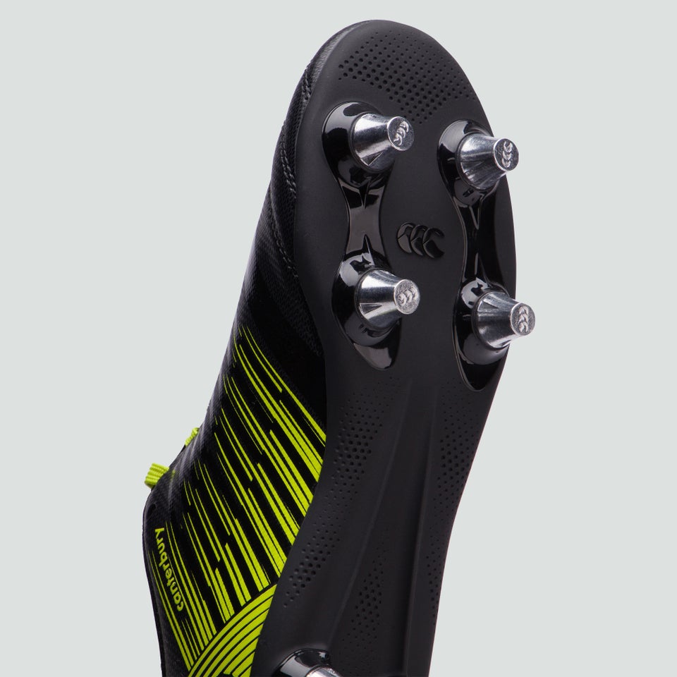 Junior Unisex Stampede 3.0 Soft Ground Boot Black/Green