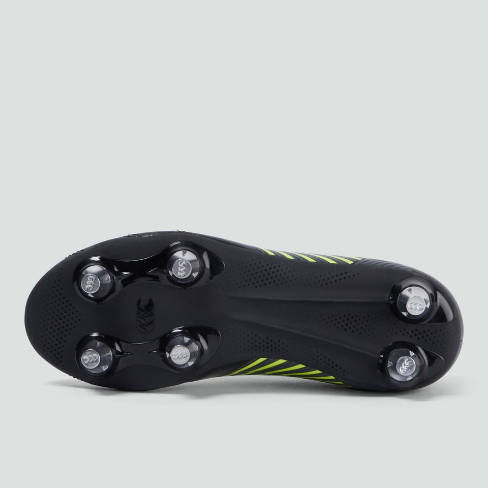 Junior Unisex Stampede 3.0 Soft Ground Boot Black/Green