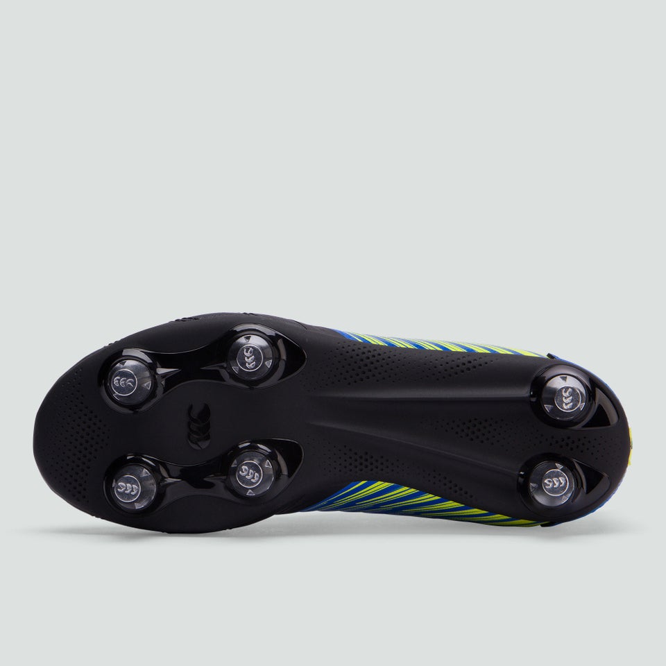 Junior Unisex Stampede 3.0 Plus Soft Ground Boot Blue/Green