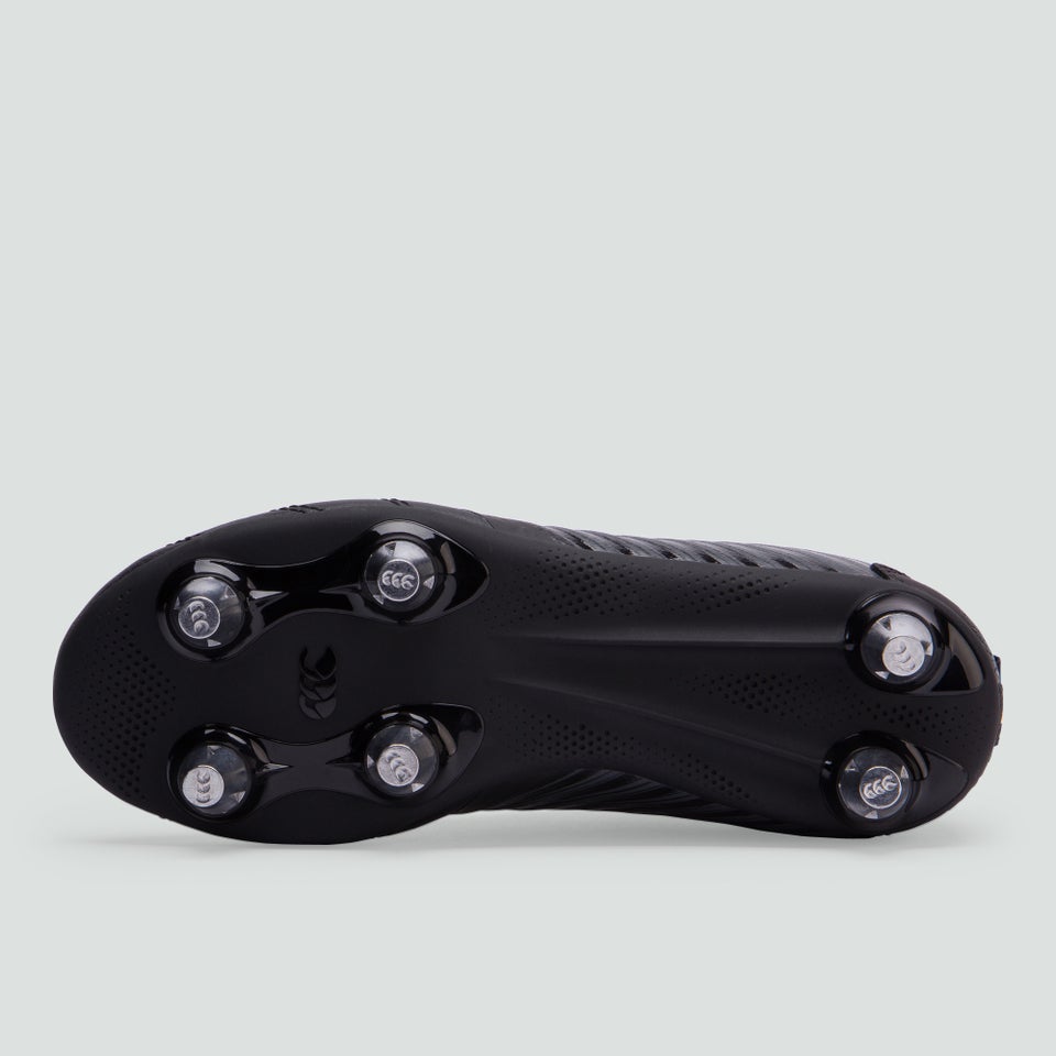 Junior Unisex Stampede 3.0 Plus Soft Ground Boot Black/Grey