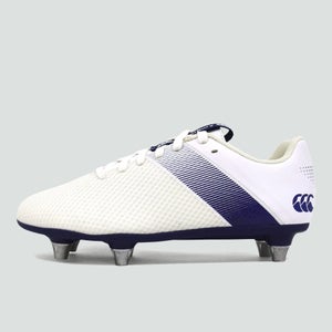 Junior Unisex Phoenix 3.0 Pro Soft Ground Boot White/Blue