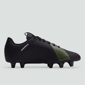 Junior Unisex Phoenix 3.0 Plus Firm Ground Boot Black/Green