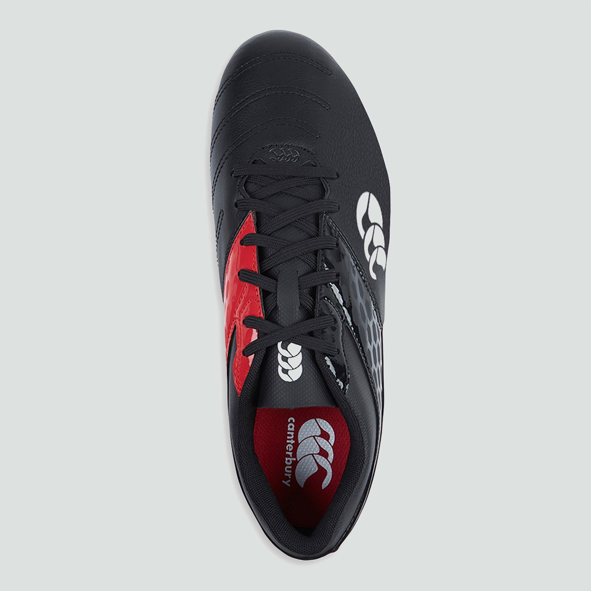 Canterbury 黒 赤 Adult Phoenix Raze Soft Ground Boot Black/Red | Canterbury