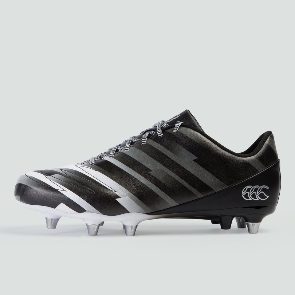 Adult Stampede 2.0 Soft Ground Boot Black/White