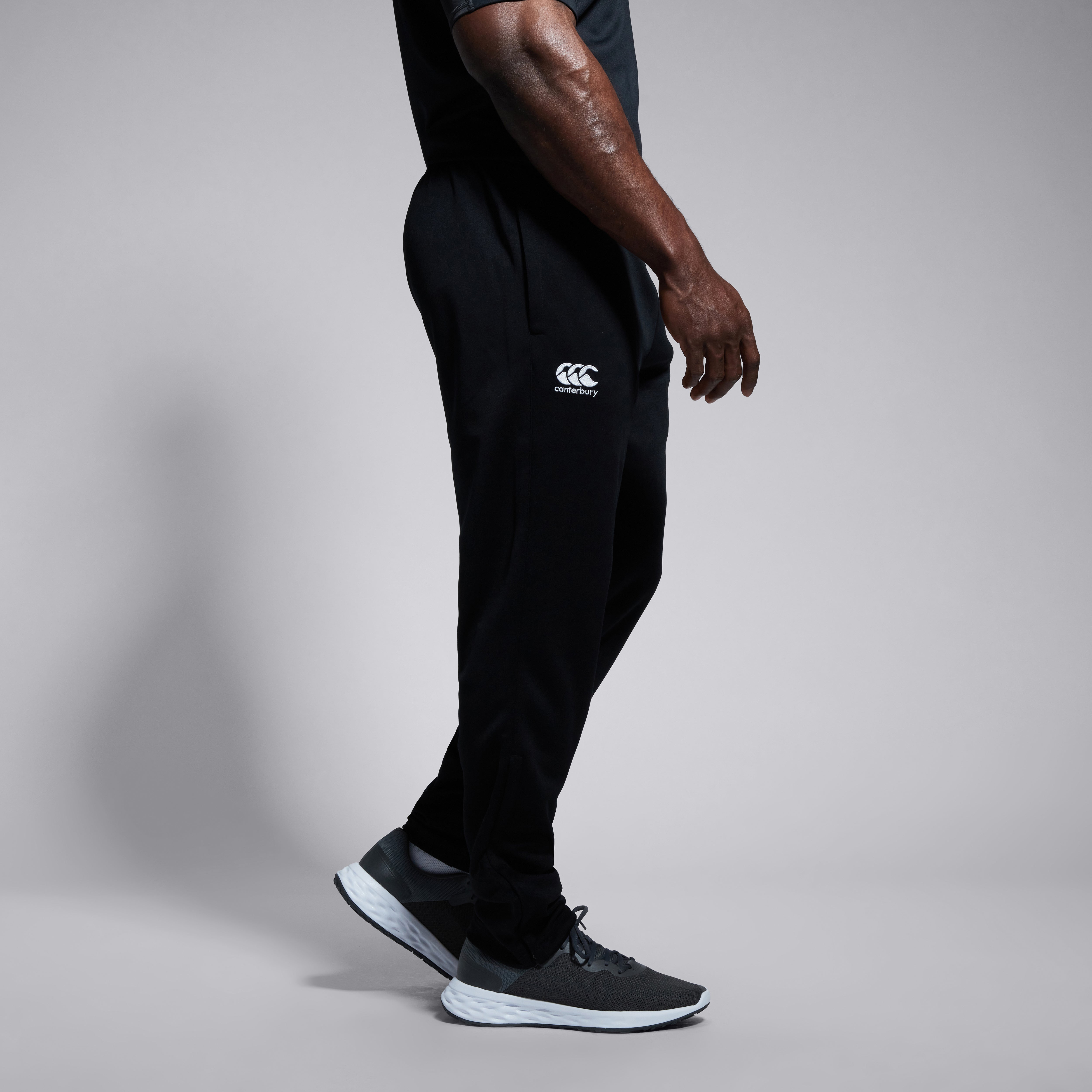 Mens Stretch Tapered Pant Black | Canterbury