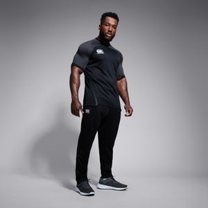 Mens Stretch Tapered Pant Black