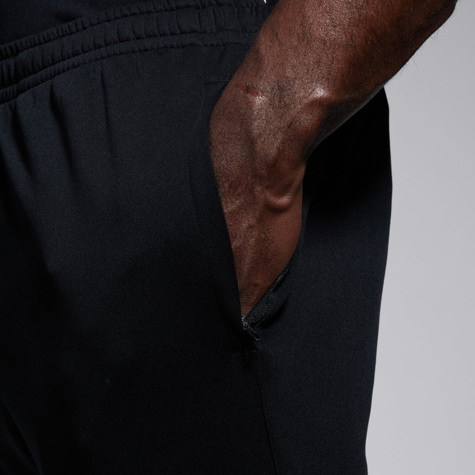 MENS TAPERED POLYKNIT PANT BLACK