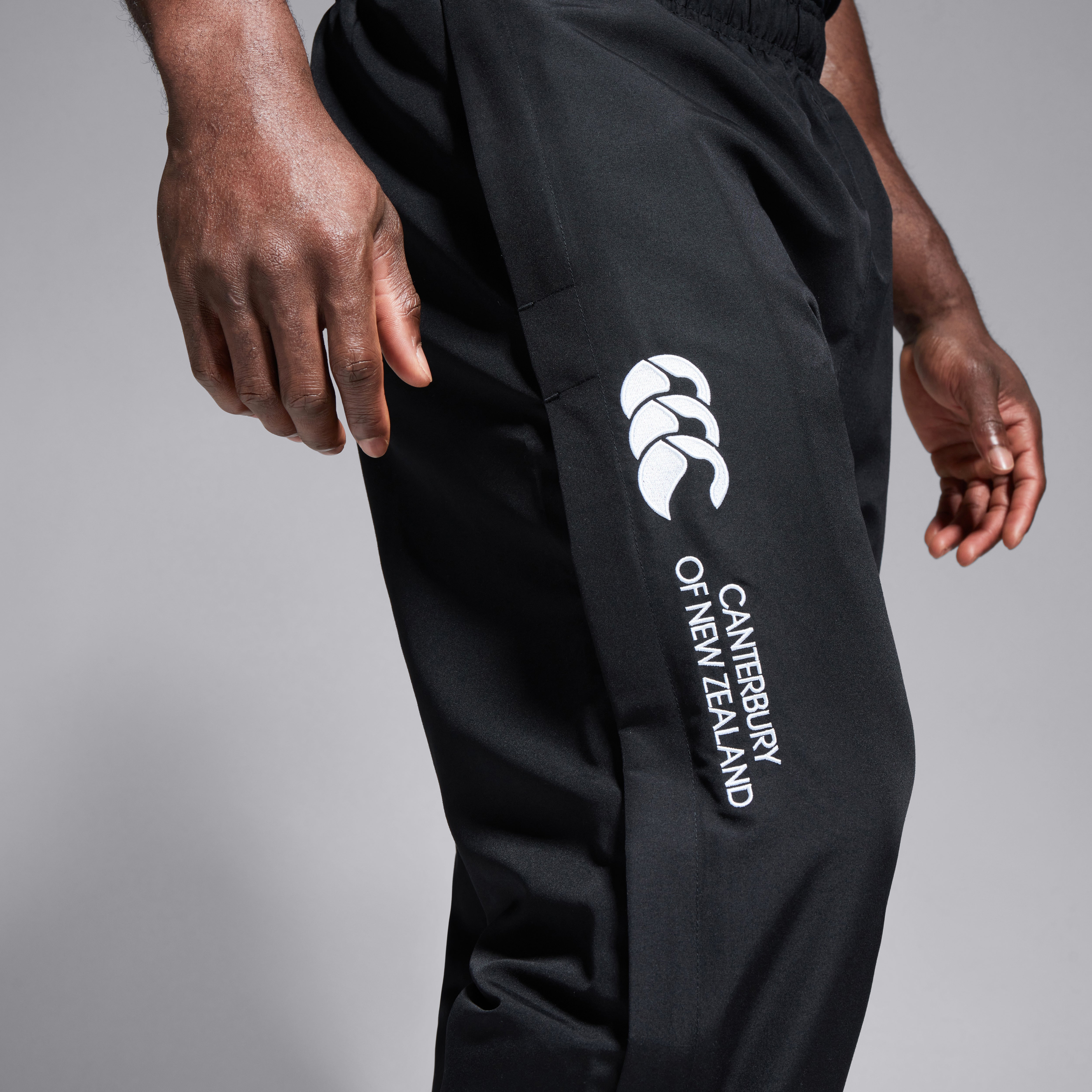Mens Open Hem Stadium Pant Black | Canterbury