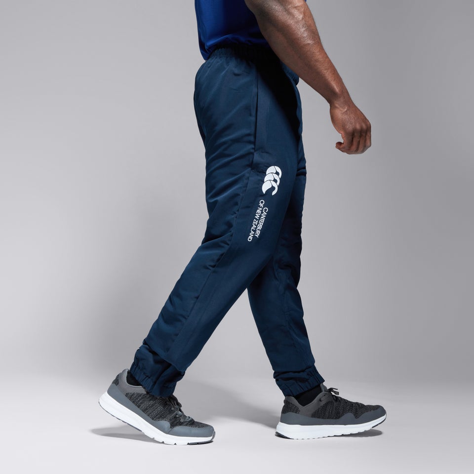 Mens Cuffed Stadium Pant Navy