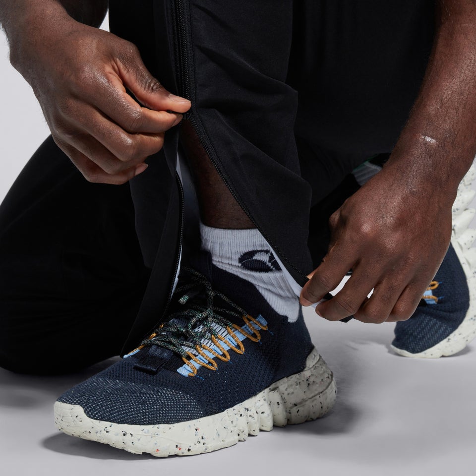 MENS CUFFED HEM STADIUM PANT BLACK