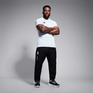 Mens Cuffed Stadium Pant Black