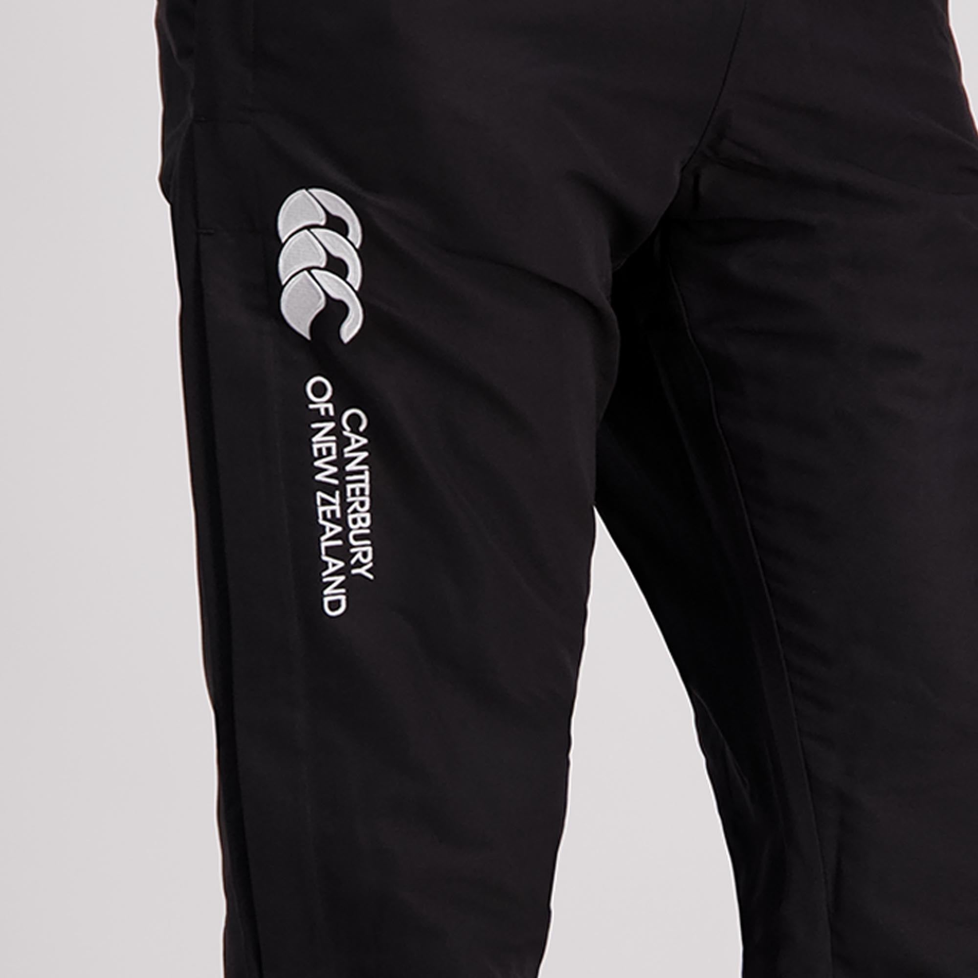 MENS CUFFED HEM STADIUM PANT BLACK | Canterbury of New Zealand