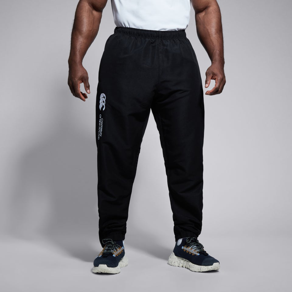 Mens Cuffed Stadium Pant Black