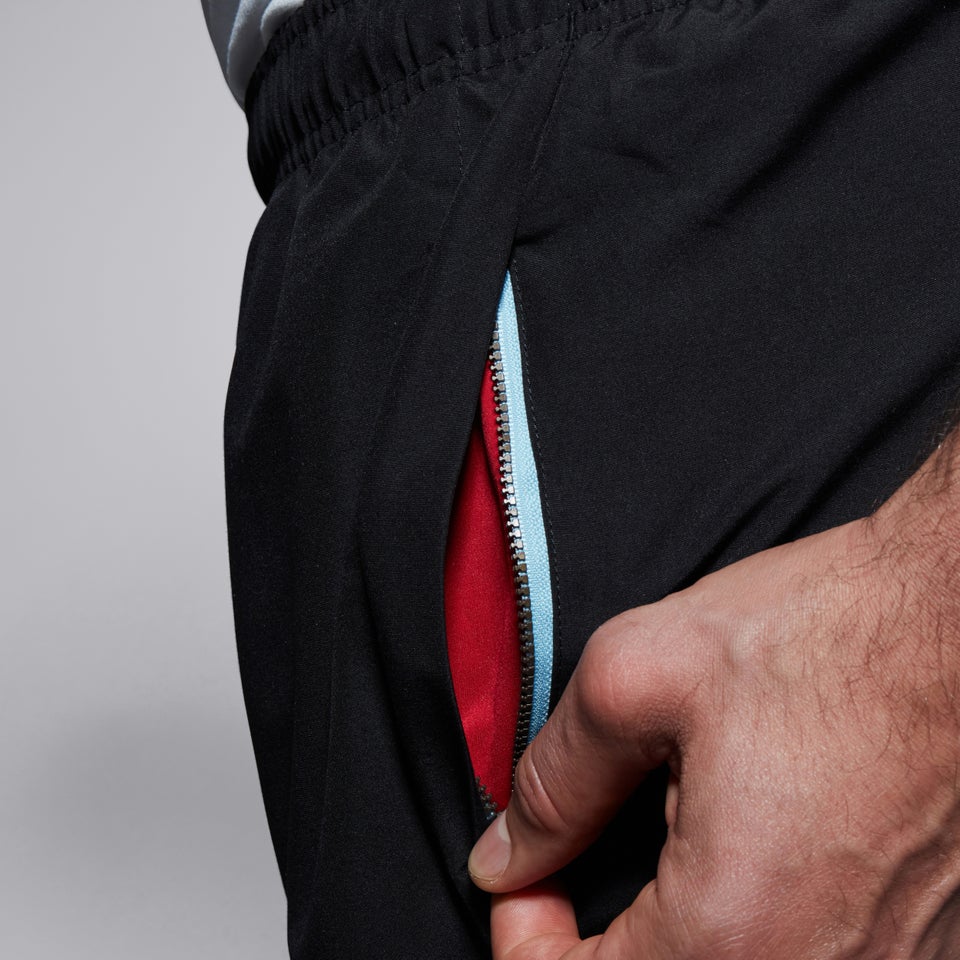 Mens Uglies Open Hem Stadium Pant Black