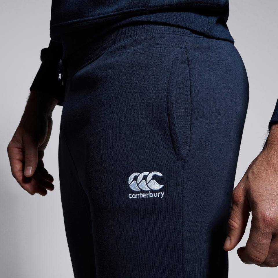 CANTERBURY TAPERED FLEECE CUFFPANT NAVY