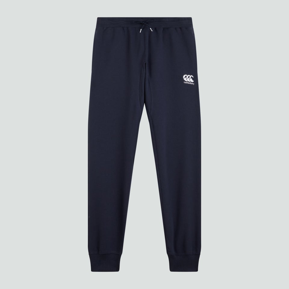 CANTERBURY TAPERED FLEECE CUFFPANT NAVY