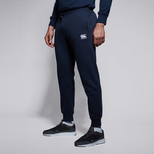 Mens Tapered Fleece Cuffpant Navy