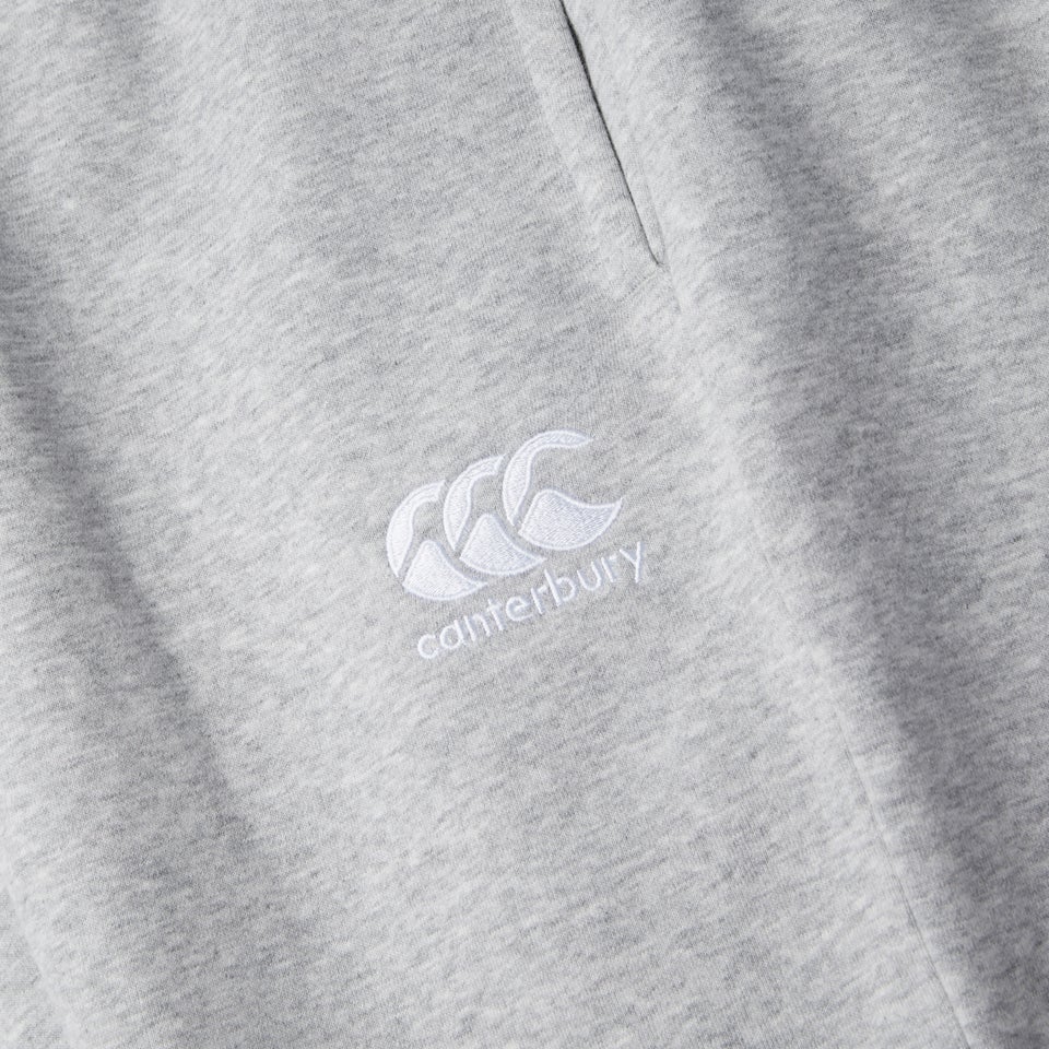 Mens Tapered Fleece Cuffpant Grey