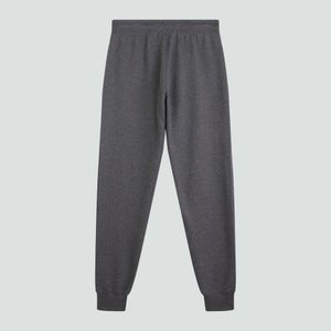 CANTERBURY TAPERED FLEECE CUFFPANT CHARCOAL MARL
