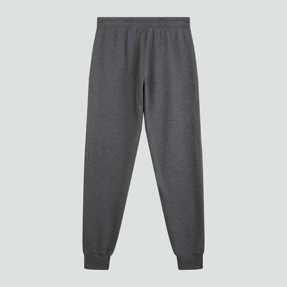CANTERBURY TAPERED FLEECE CUFFPANT CHARCOAL MARL