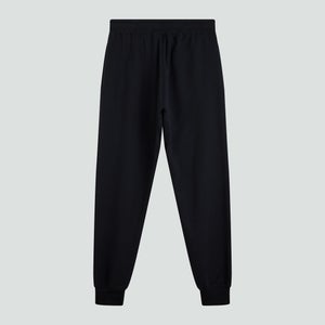 Mens Tapered Fleece Cuffpant Black