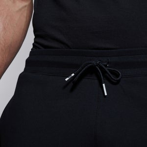 Mens Tapered Fleece Cuffpant Black