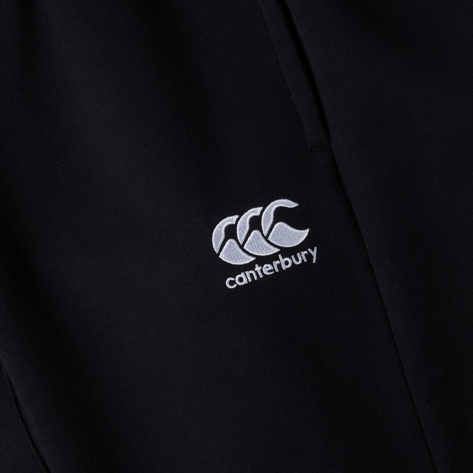 CANTERBURY TAPERED FLEECE CUFFPANT BLACK