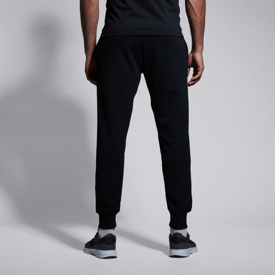CANTERBURY TAPERED FLEECE CUFFPANT BLACK